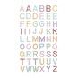 Rainbow Gem Alphabet Stickers image number 1