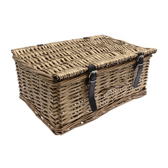 Wicker Hamper Basket 42cm x 28cm x 18cm image number 1