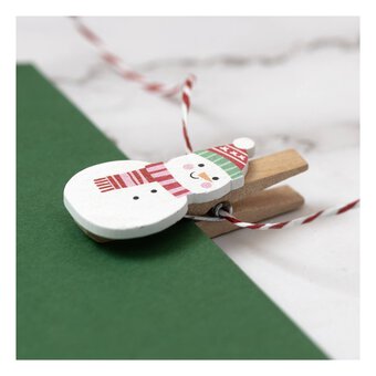 Snowman Pegs 6 Pack