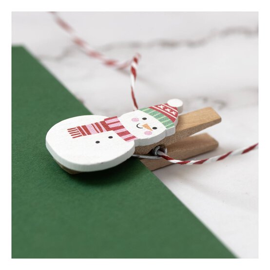 Snowman Pegs 6 Pack image number 2