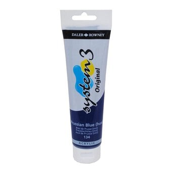 Daler-Rowney System3 Prussian Blue Hue Acrylic Paint 150ml