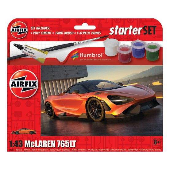 Airfix McLaren 765LT Starter Set 1:43 image number 1