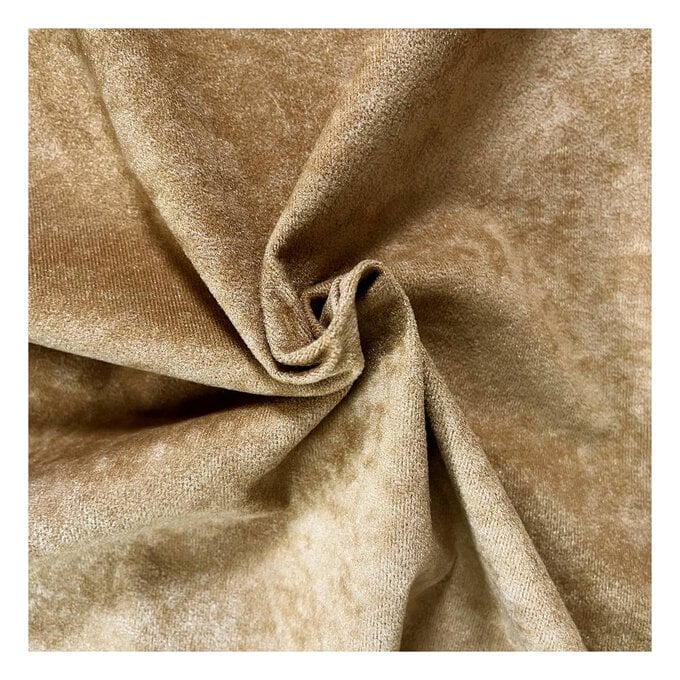 Tan Suedette Fabric by the Metre image number 1