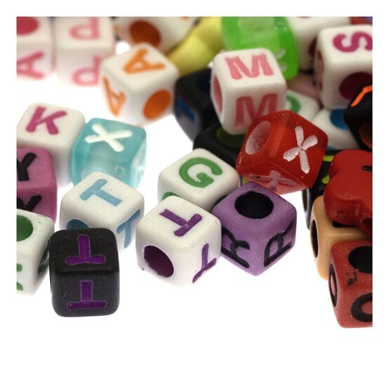 Bright Alphabet Beads 50g  image number 2