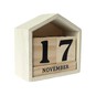 Wooden Block Calendar 7cm image number 1