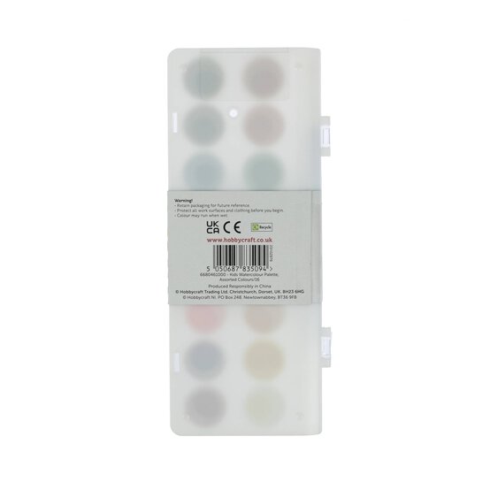 Watercolour Palette 16 Pack image number 6