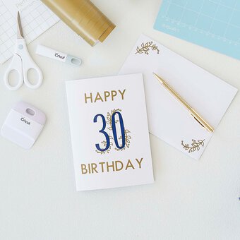 Cricut: How to Make an Adhesive Vinyl Card