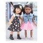 Simplicity Doll Clothes Sewing Pattern S9566 image number 3