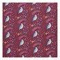 Tilda Hibernation Sleepy Bird Mulberry Fabric by the Metre image number 2