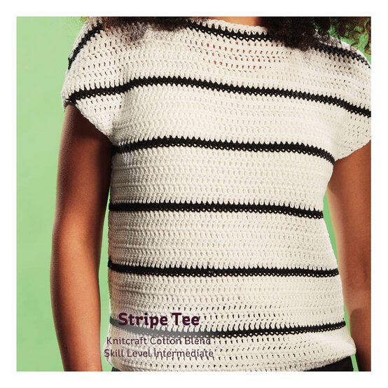 Knitcraft Stripe Tee Digital Pattern 0181 image number 1