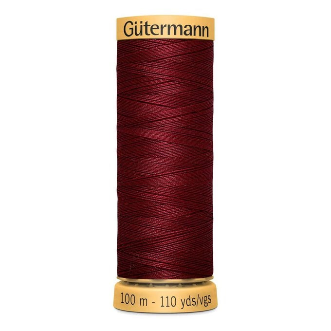 Gutermann Red Cotton Thread 100m (2433) image number 1