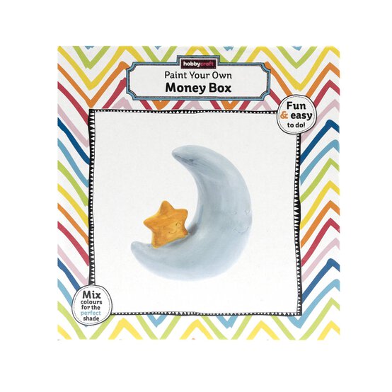 Paint Your Own Moon and Star Money Box image number 4