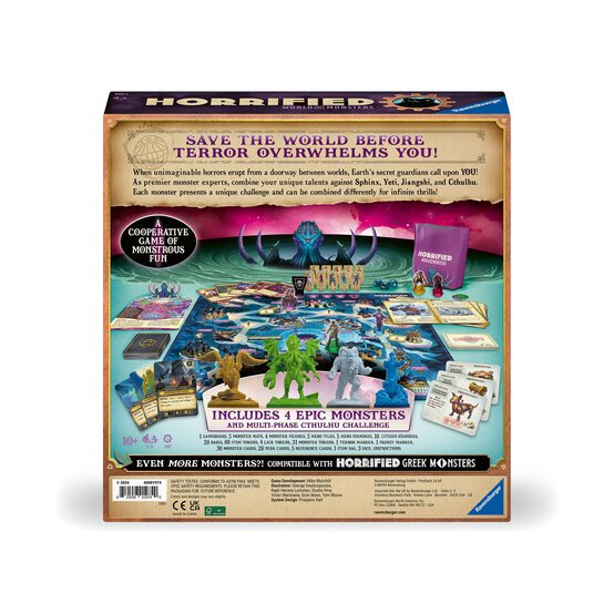 Ravensburger Horrified World of Monsters Game image number 4