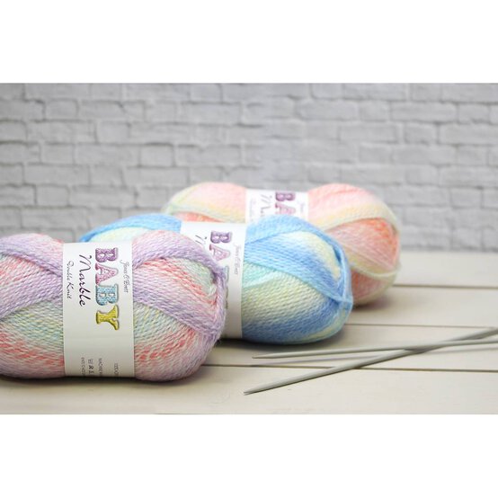 James C Brett Winter Sky Baby Marble DK Yarn 100g image number 3