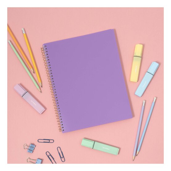 Purple Lined Notebook A4 image number 2