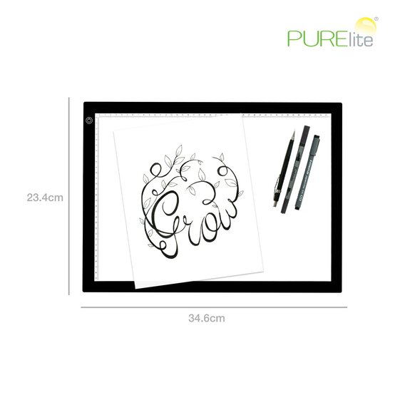 Purelite Ultra-Thin A4 LED Light Box image number 5