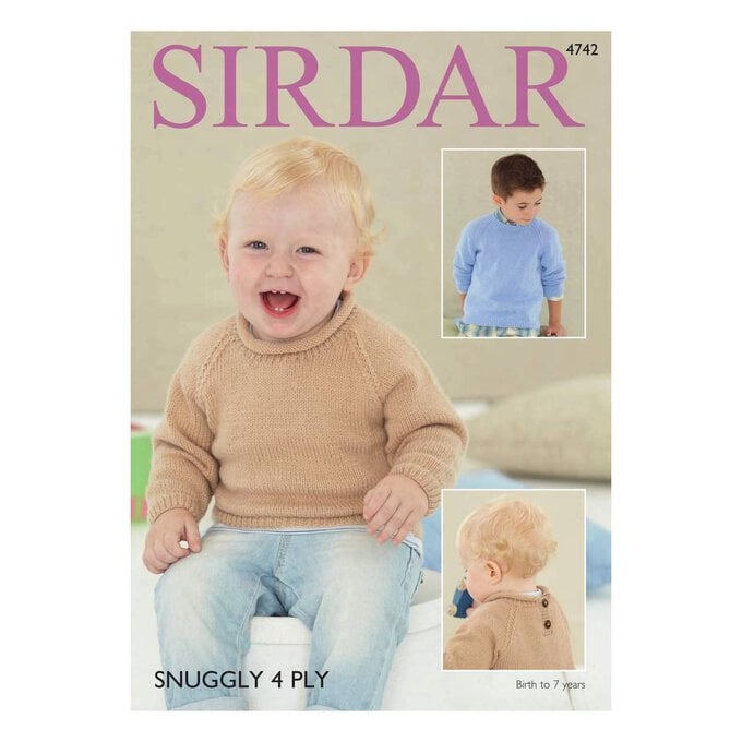 Sirdar Snuggly 4 Ply Jumper Digital Pattern 4742 image number 1