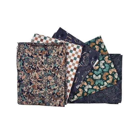 Combat Quest Cotton Fat Quarters 5 Pack image number 1