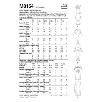 McCall’s Bowery Jumpsuit Sewing Pattern M8154 (XS-M)