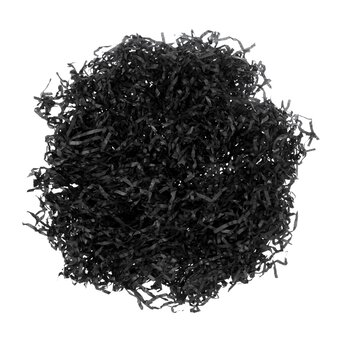 Deep Black Shredded Tissue Paper 25g