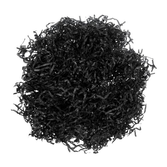 Deep Black Shredded Tissue Paper 25g image number 1