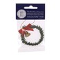 Doll&rsquo;s House Christmas Wreath with Bow and Bell  image number 4