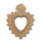 Decopatch Mache Heart Mirror 27cm image number 1