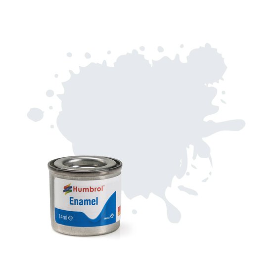 Humbrol Chrome Silver Enamel Metallic Paint (191) Perfect For Modellers : 14Ml