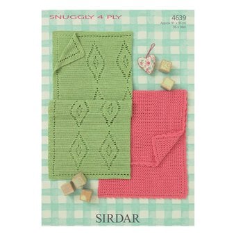Sirdar Snuggly 4 Ply Blankets Digital Pattern 4639