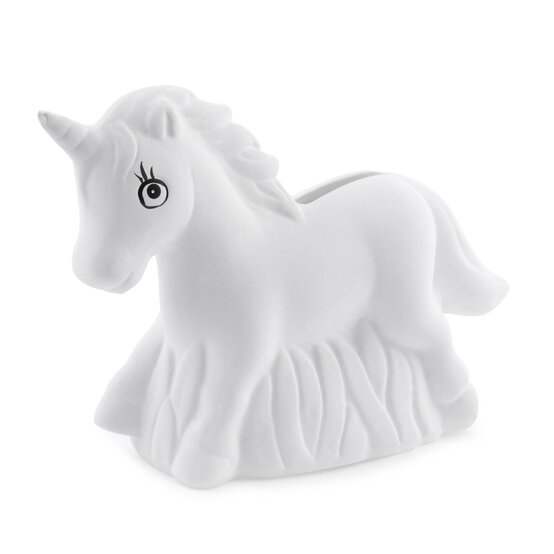 Paint Your Own Unicorn Money Box 18cm x 12cm x 6cm image number 1