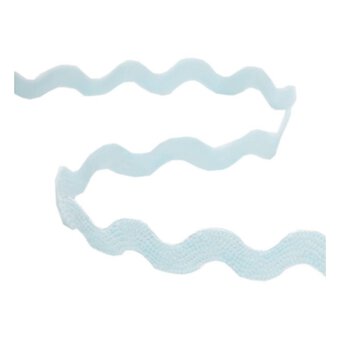 Baby Blue Ric Rac Ribbon 6mm x 4m