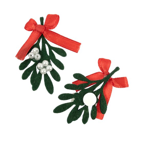 Mistletoe Felt Toppers 2 Pack image number 3
