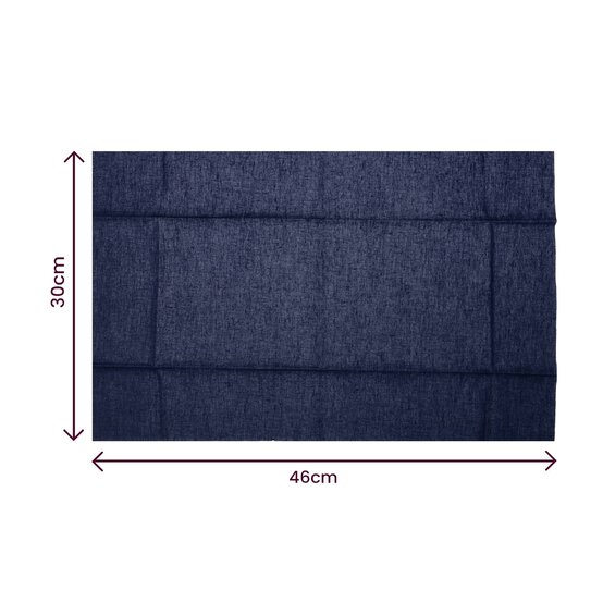 Navy Embroidery Fabric 30cm x 46cm image number 4