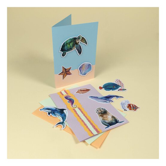 Under the Sea Vinyl Sticker Toppers 10 Pieces image number 3