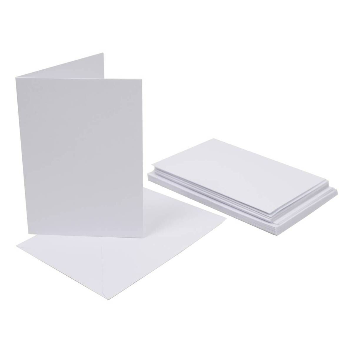 White Cards and Envelopes A6 10 Pack Hobbycraft