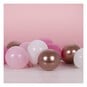 Ginger Ray Blush and Rose Gold Mosaic Balloons 40 Pack image number 2