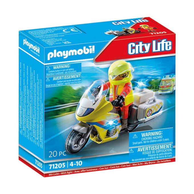 Playmobil City Life Emergency Motorcycle image number 1