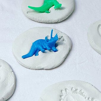 How to Make Air Dry Clay Dinosaur Fossils