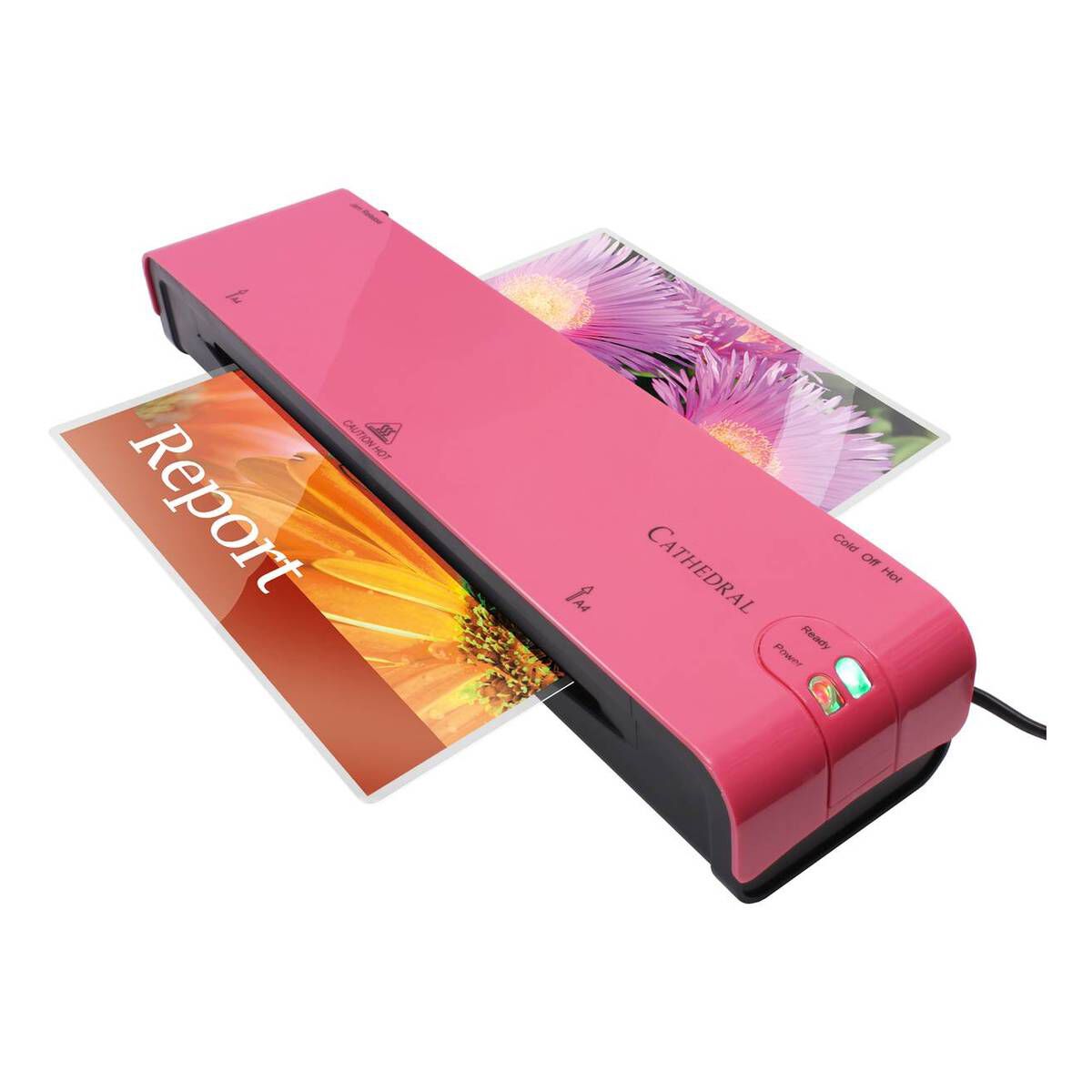 Cathedral Pink A4 Automatic Laminator Hobbycraft