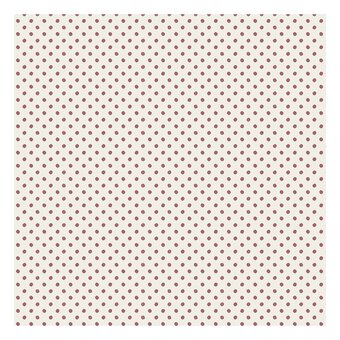 Pink Tiny Dots Cotton Fabric by the Metre