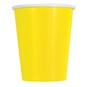 Neon Yellow Paper Cups 14 Pack image number 1