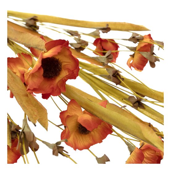 Red and Orange Wildflower Spray 66cm image number 4