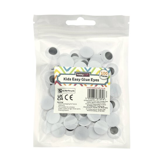 Googly Eyes 1.5cm 100 Pack  image number 5