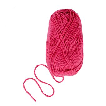 Knitcraft Hot Pink Tiny Friends Yarn 25g image number 3