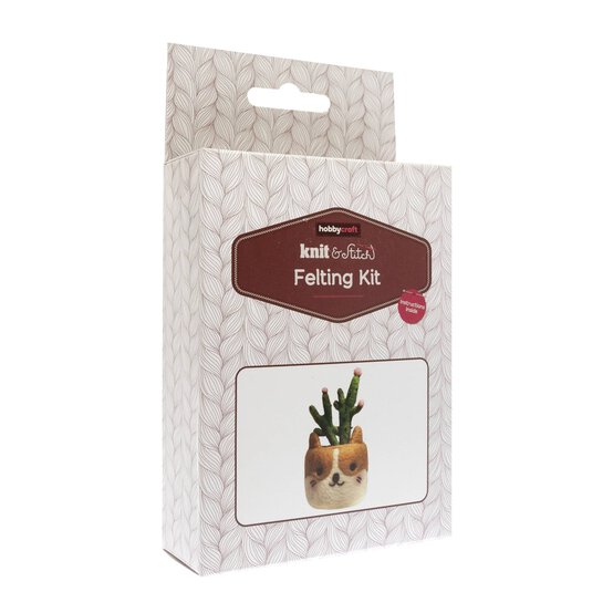 Dog Succulent Felting Kit image number 1