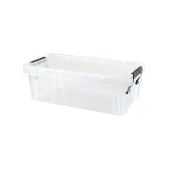 Whitefurze Allstore 1.3 Litre Clear Storage Box 