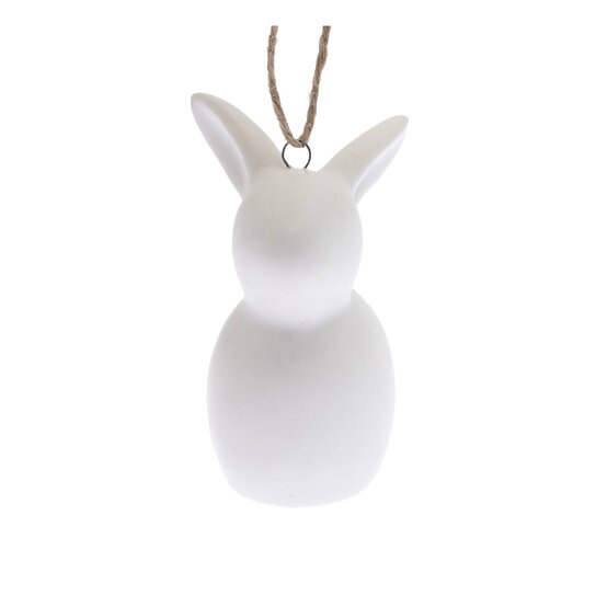 Hanging Ceramic Bunny Decoration 7.5cm image number 3