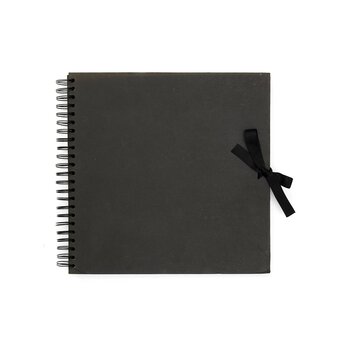 Black Scrapbook Album 12 x 12 Inches