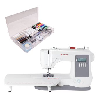 Singer Confidence 7640 Sewing Machine and Accessories Bundle