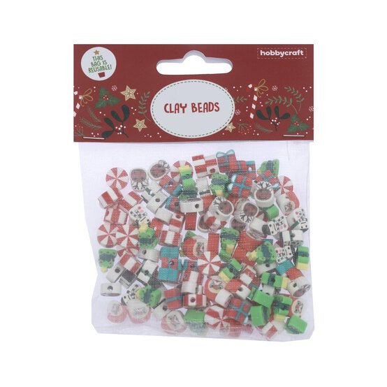 Christmas Clay Beads 130 Pack image number 4